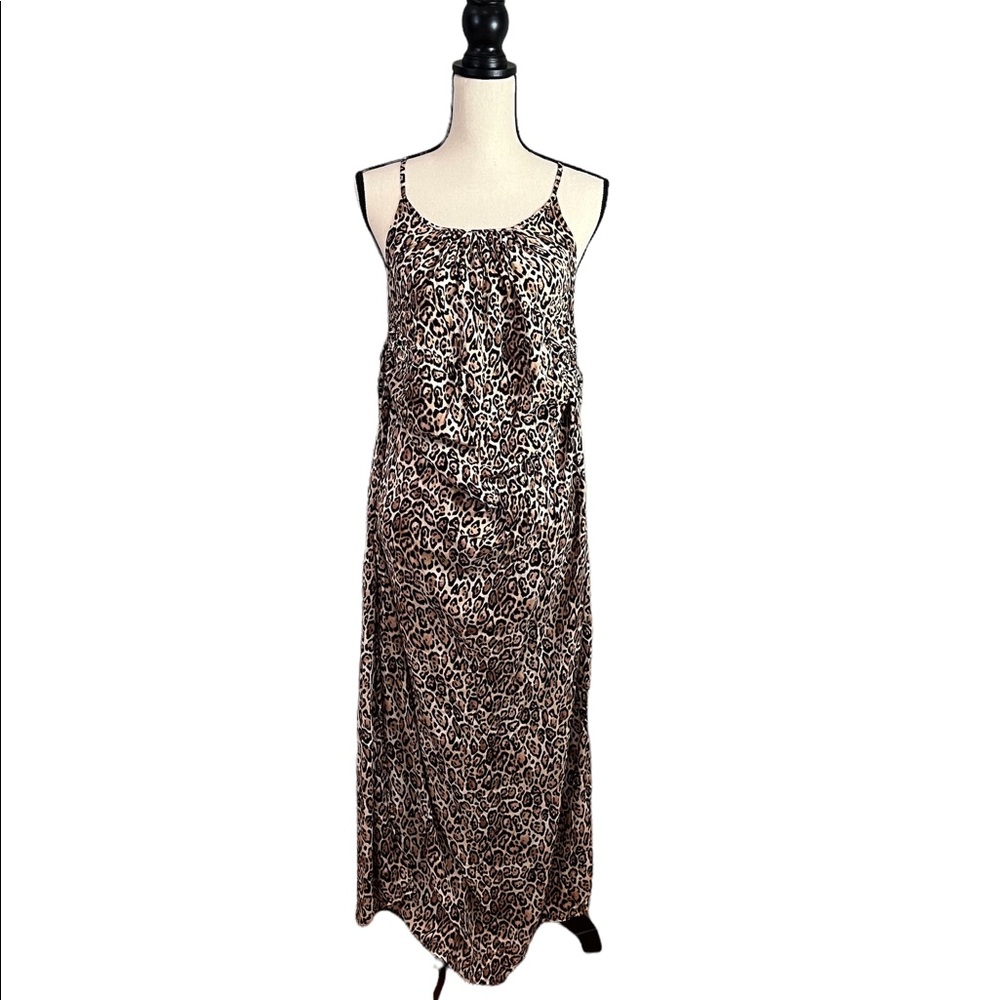 Victoria’s Secret Leopard Print Maxi Dress, Size S